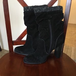 Black ankle boots